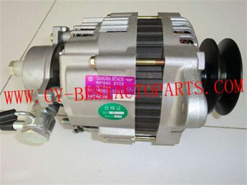 HITACHI ISUZU ALTERNATOR 4JH1 LR160-503E LR160-502E 8-97240-270-2 LR160-502B LR160-502C LRA03255 8972402700 8972402701