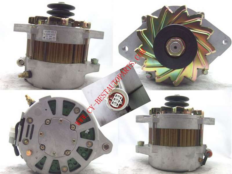 ISUZU 10PE1 12PE1 ALTERNATOR 0-35000-8242 1-81200-455-2