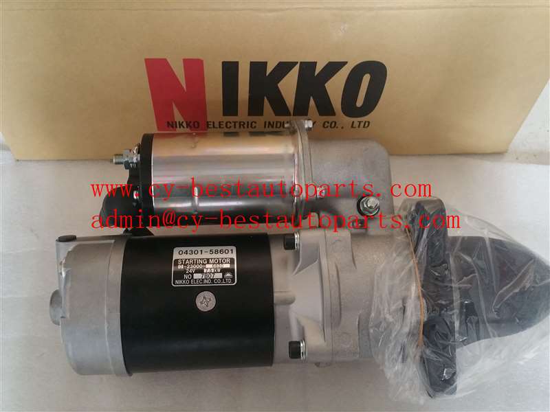 GENUINE ORIGINAL NIKKO ISUZU UM12PB1 6SD4MTC STARTER 1-81100-186-0 1-81100-272-0 1811002720 1811001860 0-23000-6153 0230006153 0-23000-6226 0230006226