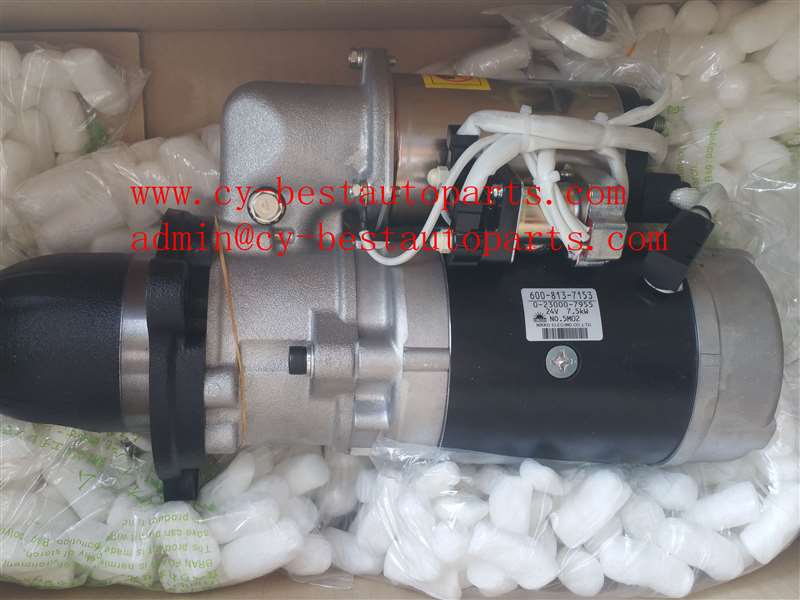 GENUINE ORIGINAL NIKKO KOMATSU EG220 EG220B EG275 EG300B-L FD100E S6D125 SA6D125 6D140 6D105 STARTER 600-813-3262 600-813-4112 0-23000-1643 0-23000-1663