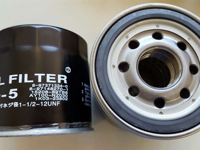 ISUZU 4HK1 4BC2 4JH1 4JX1 OIL FILTER 5-87610021-0 8-97329911-0 5876100210 8973299110 5-87610031-0 8-97148270-1 5876100310 8971482701 5-87610023-0 8-94360418-1 5876100230 8943604181
