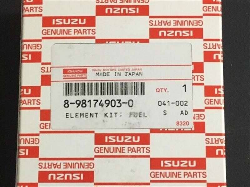 ISUZU 6WF1 FUEL FILTER 1-87610152-0 8-98174903-0 1876101520 8981749030